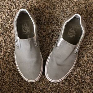 Grey Slip On Vans